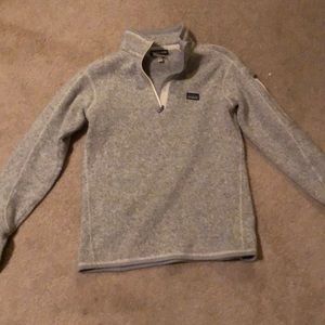 Light Gray Patagonia Sweatshirt